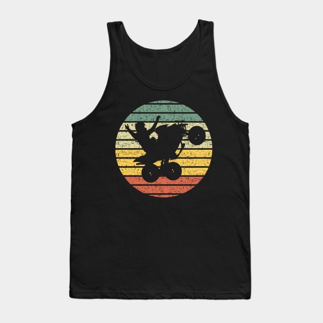 Vintage Quad Silhouette Tank Top by Creastorm